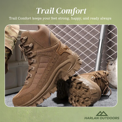 DesertTrek | ShockGuard | High-Top Men’s Tactical Hiking Boots