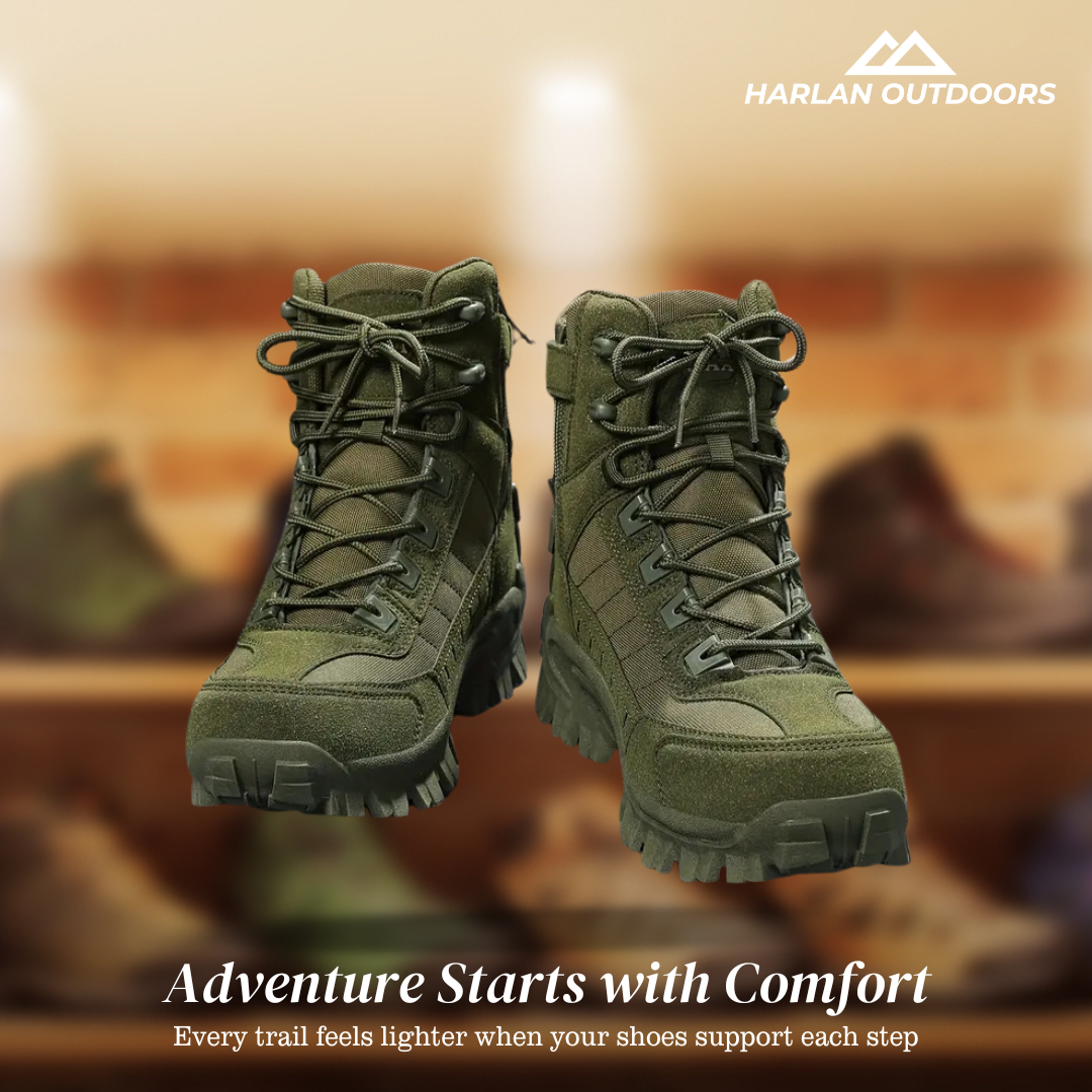DesertTrek | ShockGuard | High-Top Men’s Tactical Hiking Boots