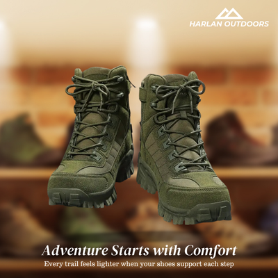 DesertTrek | ShockGuard | High-Top Men’s Tactical Hiking Boots
