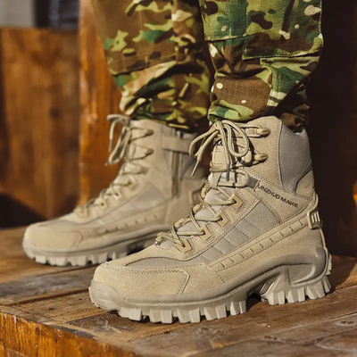 DesertTrek | ShockGuard | High-Top Men’s Tactical Hiking Boots