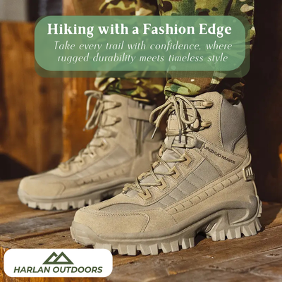DesertTrek | ShockGuard | High-Top Men’s Tactical Hiking Boots