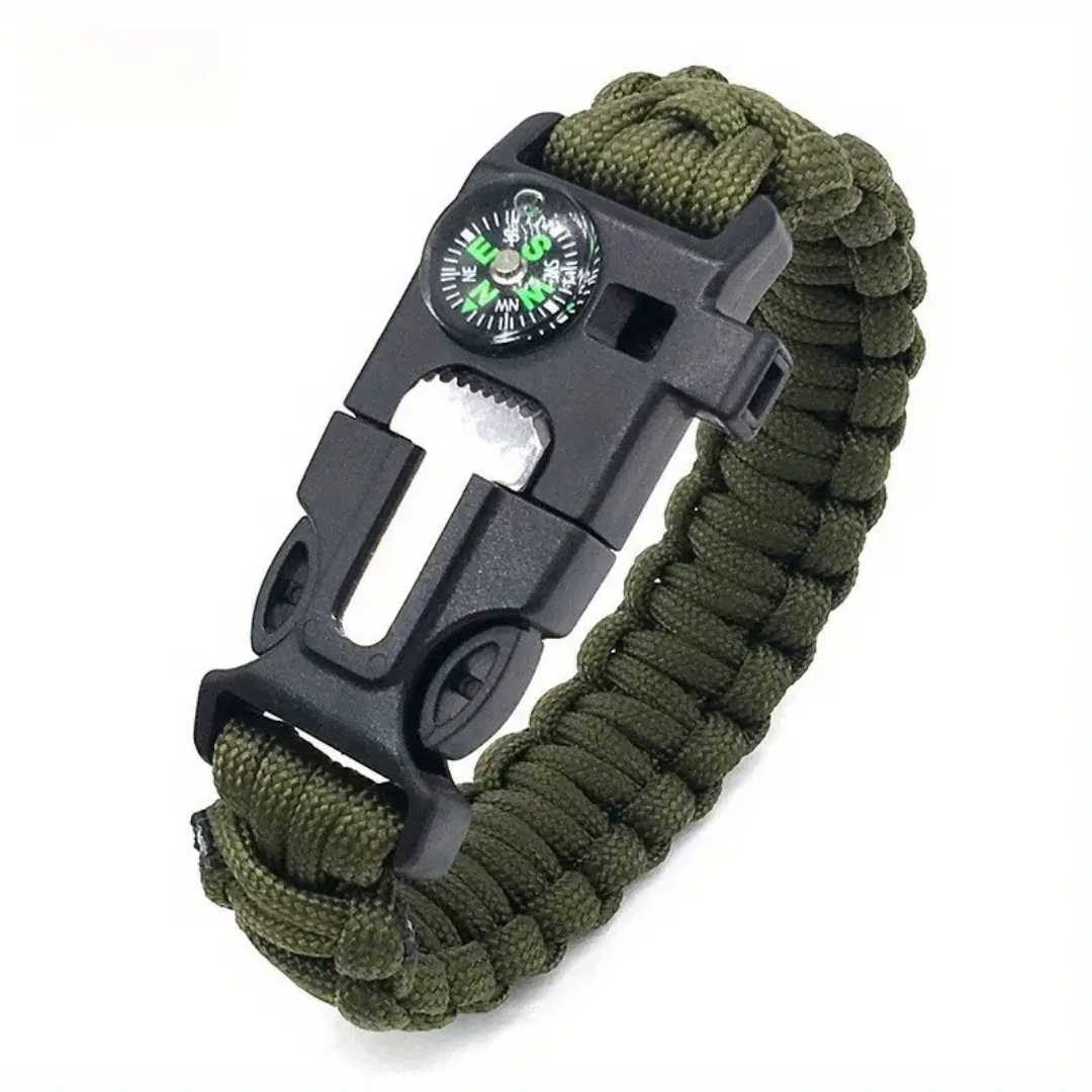SurvivalPro | TrekMaster | 5-in-1 Paracord Survival Bracelet