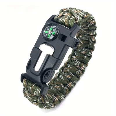 SurvivalPro | TrekMaster | 5-in-1 Paracord Survival Bracelet