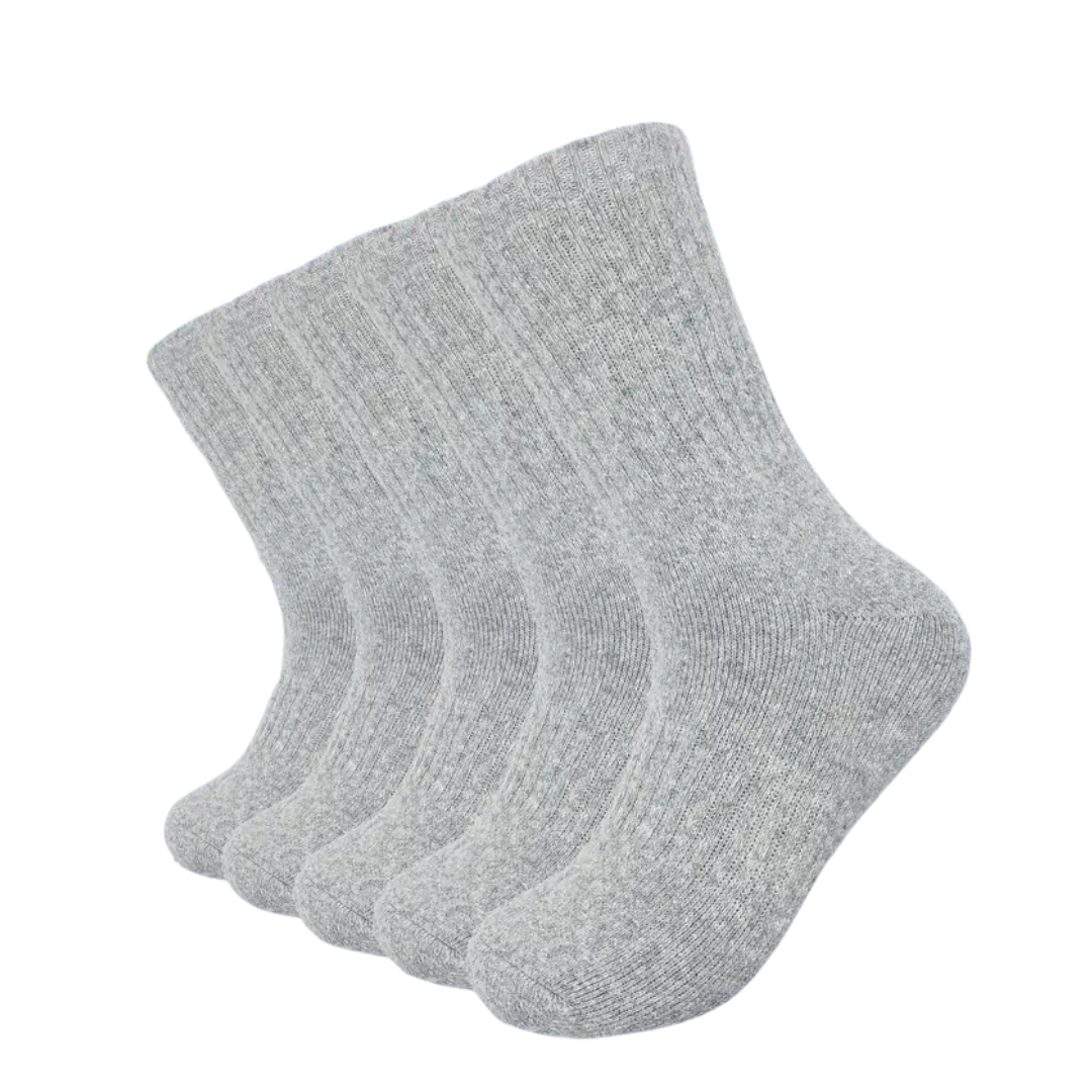WoolHaven | ThermalSoft | 5-Pair Merino Wool Winter Hiking Socks for Women