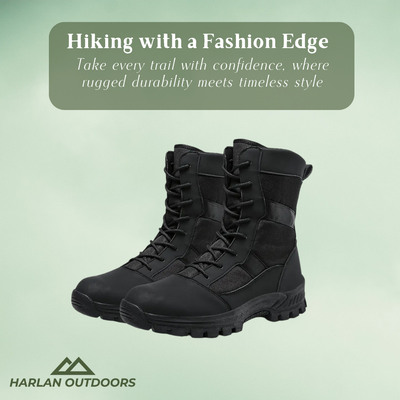 TrekVibe | DualEdge | Unisex High-Top Training & Hiking Boots