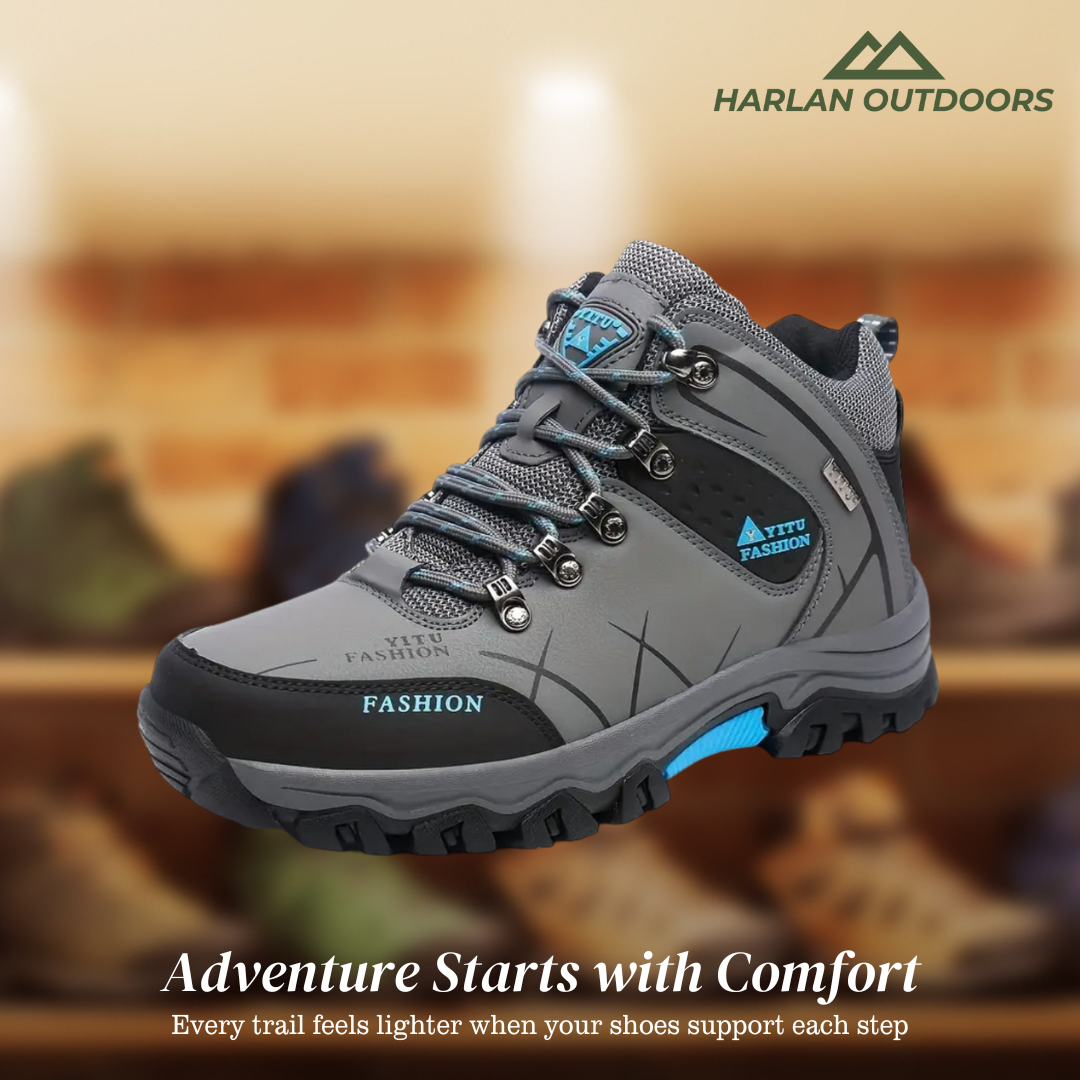 TrailFlex | EnduraStep | Plus Size Men’s Low Hiking Shoes
