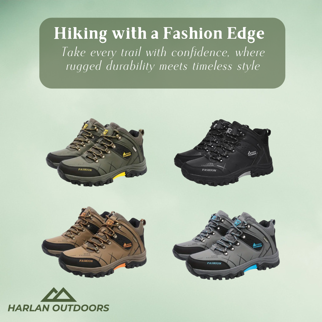 TrailFlex | EnduraStep | Plus Size Men’s Low Hiking Shoes