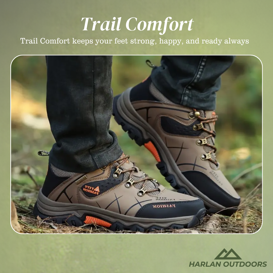TrailFlex | EnduraStep | Plus Size Men’s Low Hiking Shoes