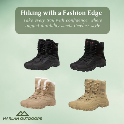 IronTrail | Apex Force | Men’s Tactical All-Terrain Hiking Boots