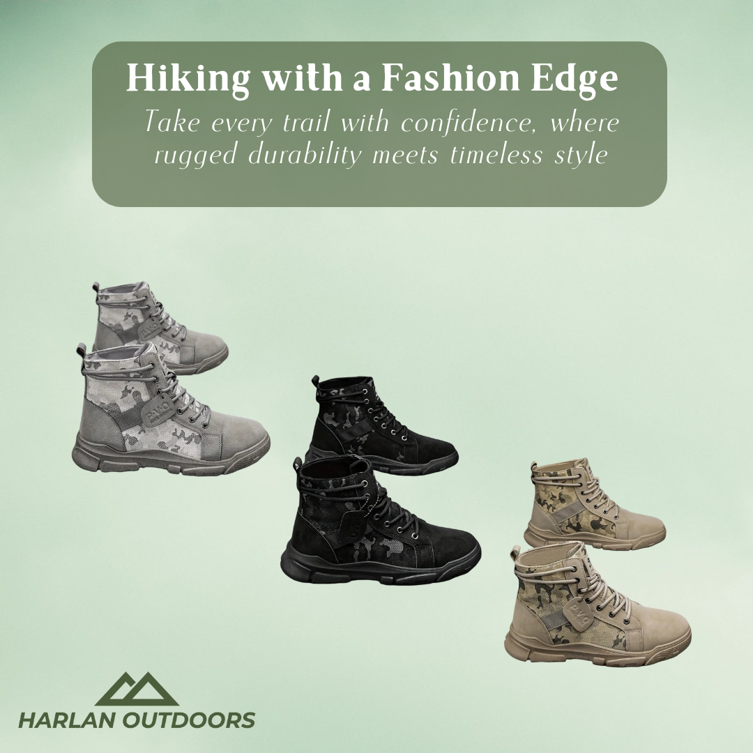 UrbanTrek | CamoForce | Men’s Tactical Camouflage Hiking Boots