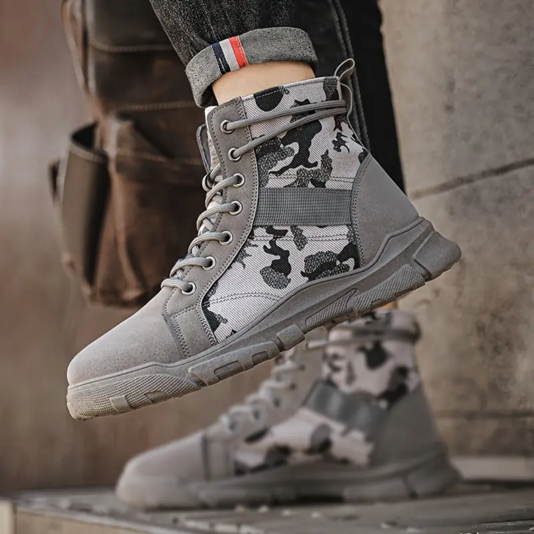 UrbanTrek | CamoForce | Men’s Tactical Camouflage Hiking Boots
