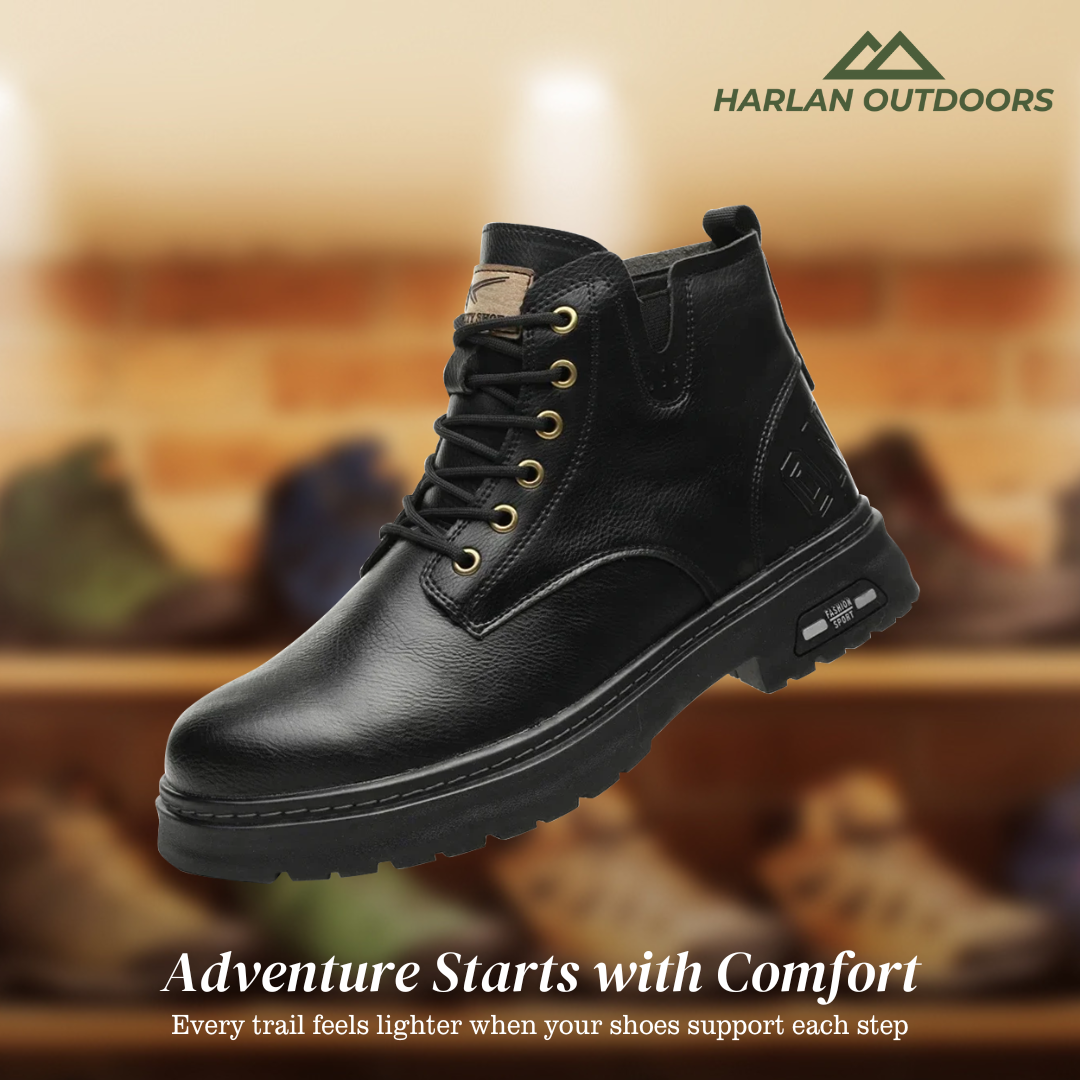 Walter | CoolEdge | Men’s Lace-Up Boots with Side Zip