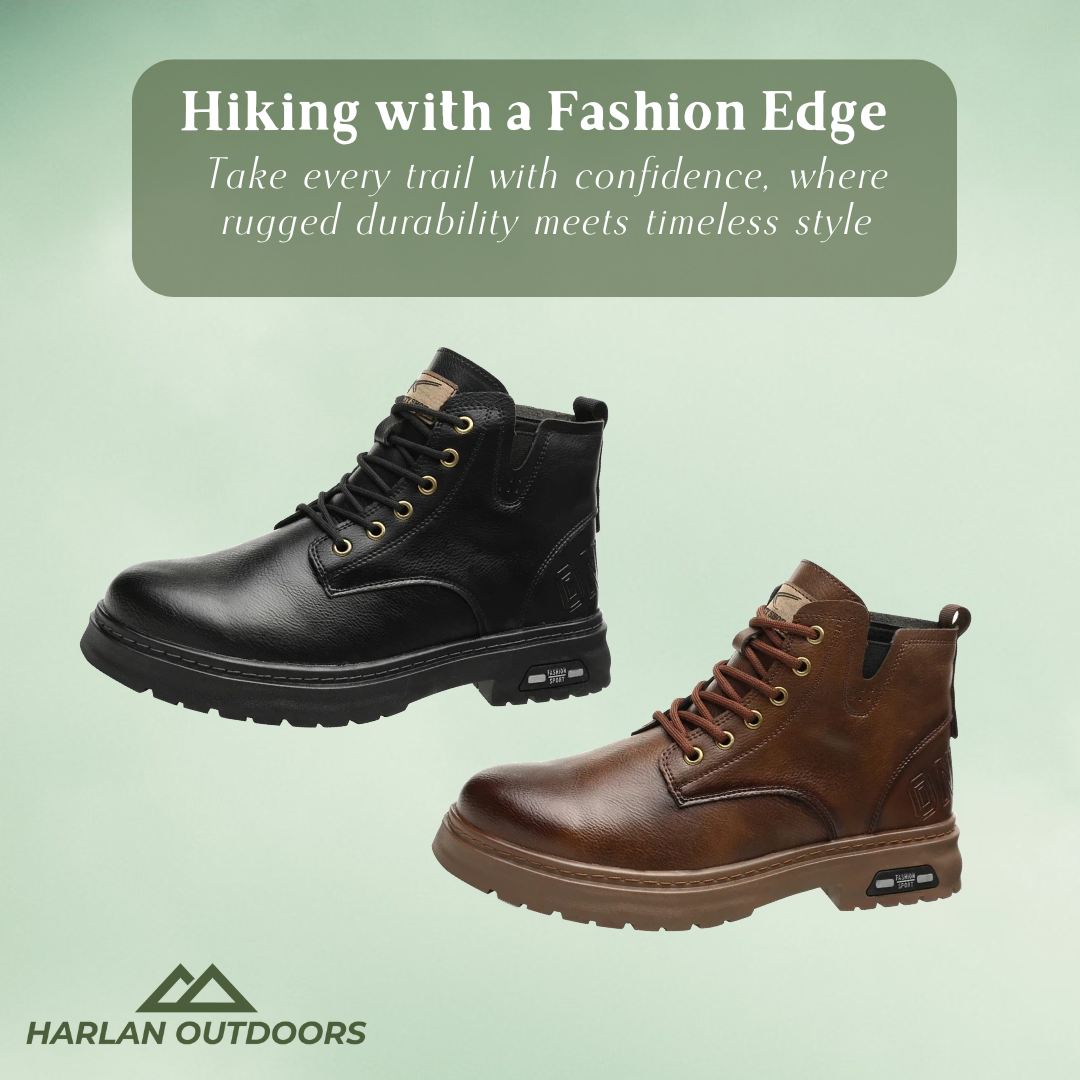 Walter | CoolEdge | Men’s Lace-Up Boots with Side Zip