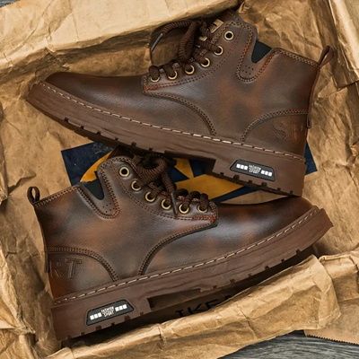 Walter | CoolEdge | Men’s Lace-Up Boots with Side Zip