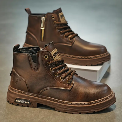 Walter | CoolEdge | Men’s Lace-Up Boots with Side Zip