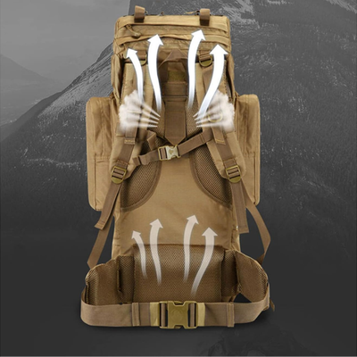 TitanPack | Force70 | 70L Military Tactical Waterproof Backpack