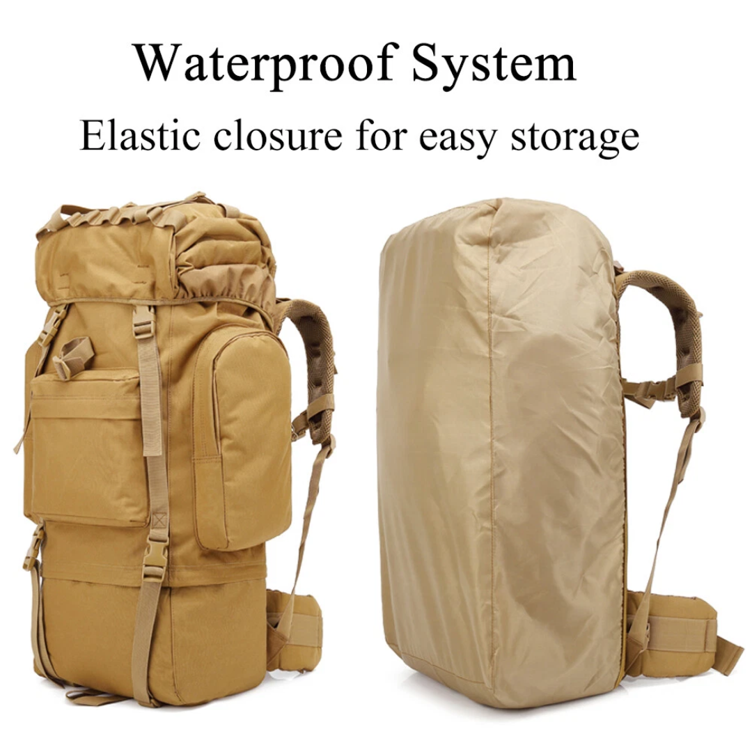 TitanPack | Force70 | 70L Military Tactical Waterproof Backpack