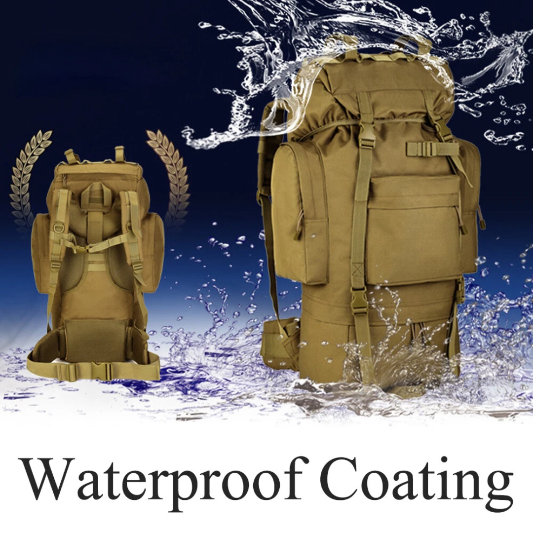 TitanPack | Force70 | 70L Military Tactical Waterproof Backpack