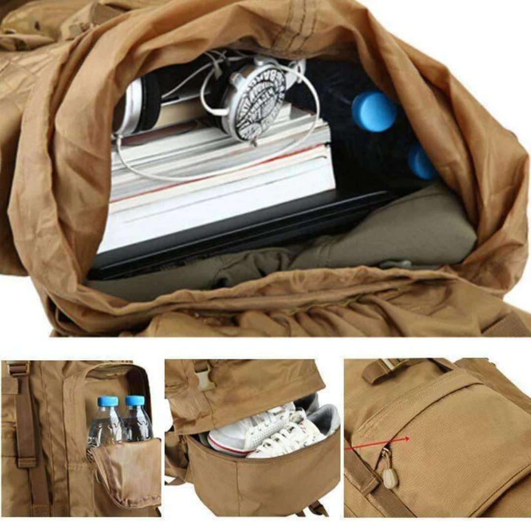 TitanPack | Force70 | 70L Military Tactical Waterproof Backpack